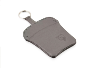 Estuche para llaves de cuero Porsche, GRIS CLÁSICO - PCG044100004YU, PCG044100016XL