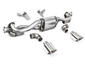 Milltek Sportuitlaatdemper met gepolijste afwerking. Porsche 718 Cayman GT4 / Boxster GTS 4.0L - 982251053E, 982251053K, 982251053F, 982251053H, 982251053D, 982251053G - SSXPO157