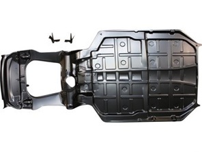 Plancher et section de réservoir de carburant complets. Porsche 911 01/1963-07/1989 RHD Voitures - 1683101600, 591100-0RHD, 591100, 91150105212, 91150105221, 91150105221GRV, 91150105224GRV, 91150105224, 90150105235, 90150105231, 90150105230, 91150105112GRV, 91150105112 - 1683101600