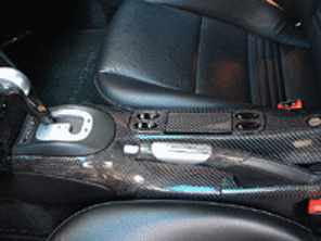 Carbon-Mittelkonsole / Tunnel Porsche 996 / 986 - 98655299702, 98655299608, 98655299508, 99655299302