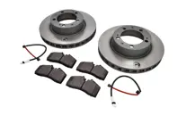 Bremsbeläge und Bremsscheibenpaket vorn Porsche 928 OE - 92835104306, 92835104401, 92835193101, 92861231501