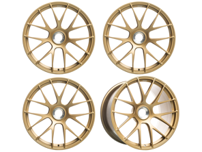 Titan 7 Gesmeed T-S7 7Y Spaak Centrelock Lichtmetalen Velgenset 20" Cyber Goud. Porsche 991 GT3 - TS702012045CLCG, TS702090052CLCG