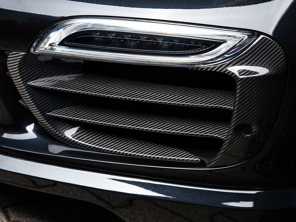 TechArt carbon fibre front bumper grille airblades. Porsche 991.1 turbo - 091.121.194.009G, 091.121.194.009