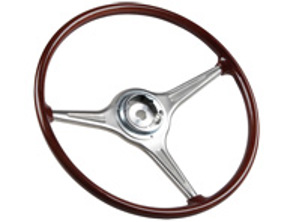 Volant, Faux bois, 420 mm. Porsche 356 B/C - 64434708405 - 121403-AK0, 1645500200
