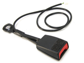Fibbia della cintura di sicurezza anteriore, lato conducente. Porsche 986 Boxster 2002>> / 996 2002>> - 99680318307