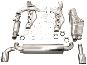 Ligne d'échappement complète pour Porsche 964 en Inox - 92.564SD, 1620001310, 96411104205, 96411321316, 96411321315, 96411104504, 96411104502, 96411104605, 96421104004, 96421103905, 96421103932