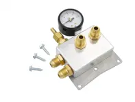 Unidad de control de presión de combustible con conexiones de manguera AN-6. Porsche 911 - 1616002908, PM-O404-0