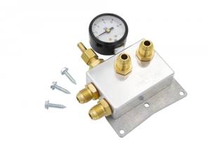 Unità di controllo della pressione del carburante con raccordi per tubi flessibili AN-6. Porsche 911 - 1616002908, PM-O404-0