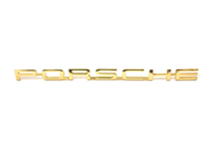 Emblema trasero 'PORSCHE', dorado. Porsche 356 - 64455930106