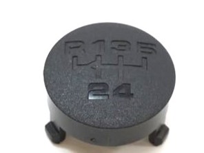 Insert de pommeau de levier de vitesse. Porsche 911 1987-89 - 95042412001, 95042412000