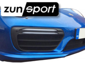 Front Bumper Stainless Steel Grill Full Set ZunSport. Porsche 991.2 TURBO / S - ZPR64916, ZPR64916B, ZPR64916, ZPR64916B