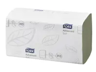 2 ply advanced single fold hand towels - Green - 15 packs of 250 sheets - 290179