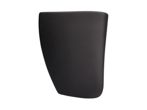 Garniture latérale de la console centrale, cuir noir. Porsche 986 Boxster / 996 - 99655209107A11, 99655209207A11