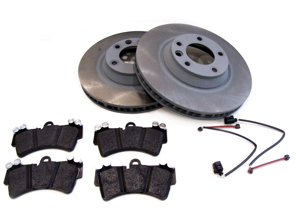 Front brake pads and brake disc package Porsche 958 Cayenne V6 GTS - 95835140350, 95835140450, PAA698151, 95861236500