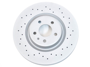 Ø rotore disco freno: 345 mm Anteriore. Porsche Macan 2.0L MK1 e MK2 (SPORT COAT Z) - 95B615301B, 95B615301M, 4G0615301Q, 4G0615301G, 4G0615301AF, 4G0615301 - 100.3356.52