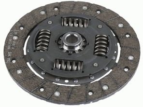Plaque de friction centrale d'embrayage. Porsche 911 2.2L 1970-71 - 91111601107, 1878005614, 1861759036