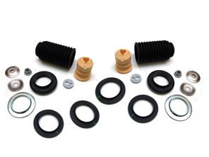 Kit de révision de montage d'amortisseur AVANT. Porsche 986 Boxster - 90038001201, 99634310703, 99634351701, 99634351100, 99634351101, 99634351300, 99334330102, 99634350500