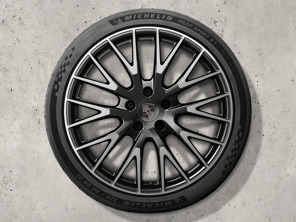 Jantes alliage 21" Panamera Exclusive Design et pneus été Porsche d'origine - 976044660N