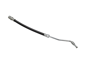 Clutch fluid hose - Clutch master cylinder to fluid pipe, LHD. Porsche 924 / 944 - 477721189A, 477721189B - 1631000100