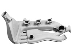 Scambiatore di calore di scarico SINISTRO, acciaio dolce. Porsche 911 1971-75 Iniezione meccanica - 91.013, 91013, 91.013S, 91013S, 1623102770, 1623102670, 91121102114 - 1623102670