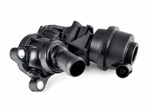 Regel- en bedieningseenheid voor de oliekoeler. Porsche 958 Cayenne Diesel / 95B.1 Macan Diesel / 970 Panamera Diesel - 95810673700, 95810673701, 95810673702, 95810673703, 95810673704 - IC 958-106-737-04