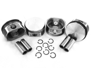 Jeu de pistons, dessus plat 90x66mm. Porsche 914 - VW9000T4FP