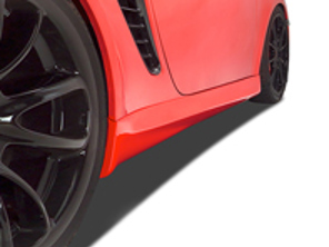 Set di minigonne laterali. Porsche 987 Boxster / 987 Cayman 2004-2009 - SS987