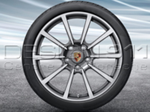 Jantes et pneus en alliage 20' 'Carrera Classic' d'origine Porsche pour 718 Boxster/Cayman - 98204460208