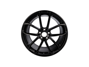 Jante avant en alliage GT Design de 22 pouces, en noir mat. Porsche 9YA / 9YB Cayenne - 9Y3601025BAJE1, 9Y3601025APJE1