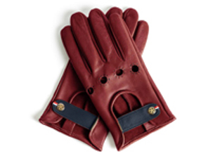 Gants de conduite en cuir classiques. La ligne rouge - 6013923960966, 6013925899882