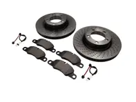 VORDERE Bremsbeläge und Bremsscheibenpaket Porsche 997 3.6L C2 - 99735140101, 99735140201, 99735193806, 99761276902