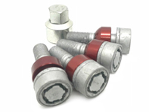 Vergrendelbare wielboutenset +5MM langer - Origineel Porsche - 99736198009