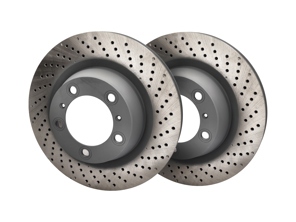 Rotore disco freno SET OF 2, posteriore. Porsche 991 3.4L (codice OE 99135240100 /99135240200) - 99135240100, 99135240200, 205861C, 205860C