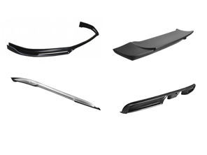 Kit aerodinamico Touring EVO (corpo largo C4). Porsche 991.2 Carrera 4 - P991.42.7000, P991.42.1020, P991.40.2020, P991.42.3022, P991.42.3040
