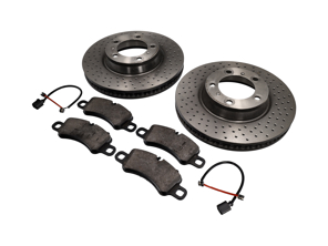 前刹车片和刹车盘套件 保时捷 718 S Brembo - 9P1698151B, 9P1615301A, 9P1615302A, 99160916500