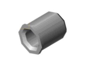 Draadinzetstuk M6x9.40 voor achterspoiler voor Porsche 718 Cayman GT4 - 98151268580
