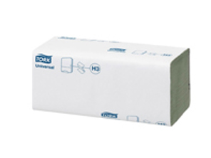 1-laags enkelgevouwen handdoeken - Groen - 20 pakken van 200 vel - 290135