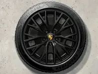 20' Taycan Turbo S Aero Design in Schwarz Alufelgen & Winterreifen Original Porsche - 9J1073600FA