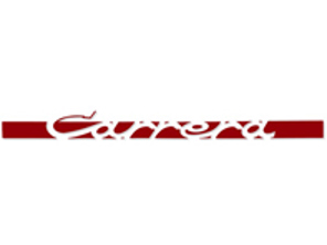 Decalcomania laterale 'CARRERA', in Guards Red. Porsche 911 Carrera 2.7 - 91155903400, 91155903401, 91155903402, 91155903403, 91155903404