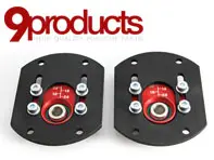 Voorste verstelbare camberplaat topmontageset. Porsche 924 / 944 / 968 - 477412345, 95134301804, 95134301830, 94434390301