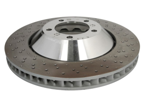 Disco freno anteriore, leggero, forato e con fossette, 380x34 mm. Porsche 98SP Boxster Spyder / 981/982 Cayman GT4 (OE 9GT615301N e 9GT615302N) - 98135140581, 98135140580, 98135140681, 98135140680, 9GT615301N, 9GT615302N - PFL41787, PFR41887