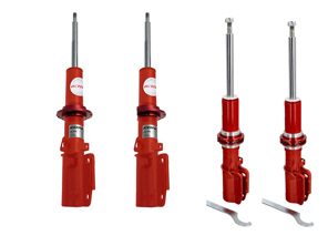 Koni Special Active前后减震器套装。适用于保时捷993 - 8745-1252L, 8245-1253L, 8745-1252R, 8245-1253R, 99334304139, 99334304239, 99333305139