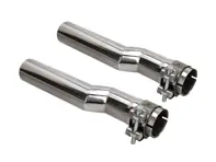 Kit de finition de sortie d'échappement sport décalée en acier inoxydable pour Porsche 356 Pre A - 54654101, 546 54101 - PRS15
