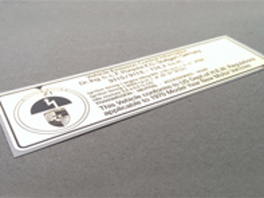 Distributiesticker voor Porsche 911E / 911S (1970) - 91100651000