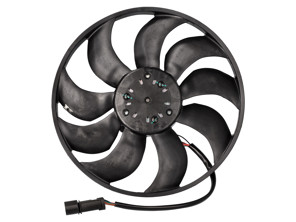 Radiator cooling fan 400W without carrier. Porsche 992.1 - 992959447H, 992959447D, 992959447B, 992959447