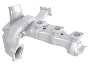 Intercambiador de calor de escape IZQUIERDO. Porsche 964 C2 Tiptronic - 96421103905, 96421104004, 96421103932