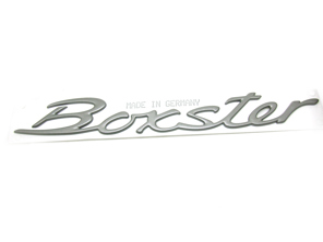 Stemma BOXSTER, in Titanio. Porsche 987 Boxster - 98755923701