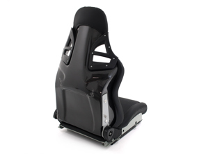 Siège baquet sport Track - DTX RECLINE, cuir noir - FISSURES et ÉRAFLURES - 9997809100, 9997809110