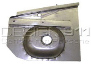 Côté boîtier de batterie, GAUCHE, avec bulle chauffante. Porsche 356 T6 - 64450103306, PP141AL, P141A