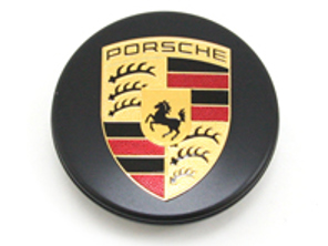 Radkappenplakette mit Mittelverschluss für Porsche 991 Turbo / 992 Turbo - 99136120720, 9P1601349BJE1